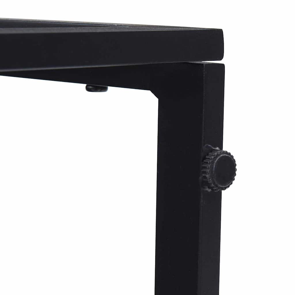vidaXL Outdoor Furniture Black 70 x 70 x32 cm Metal