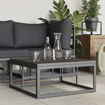 vidaXL Outdoor Furniture Black 70 x 70 x32 cm Metal