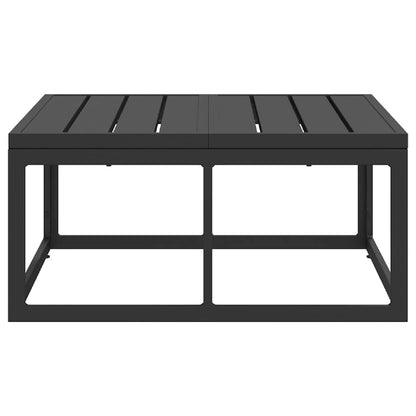 vidaXL Outdoor Furniture Black 70 x 70 x32 cm Metal
