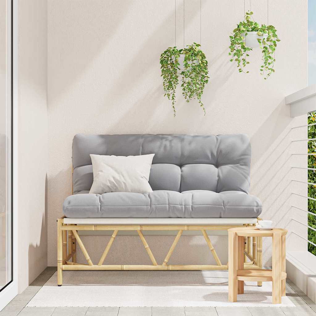 vidaXL Outdoor Seating Light grey 110 x 74.5 x 71 cm Steel