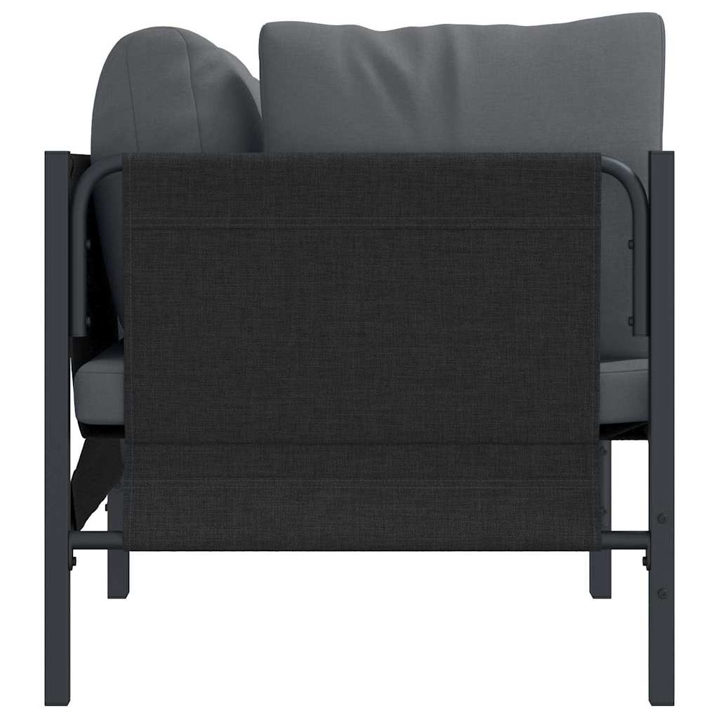 vidaXL Outdoor Furniture 2 Piece Anthracite 80 x 80 x 71 cm Steel