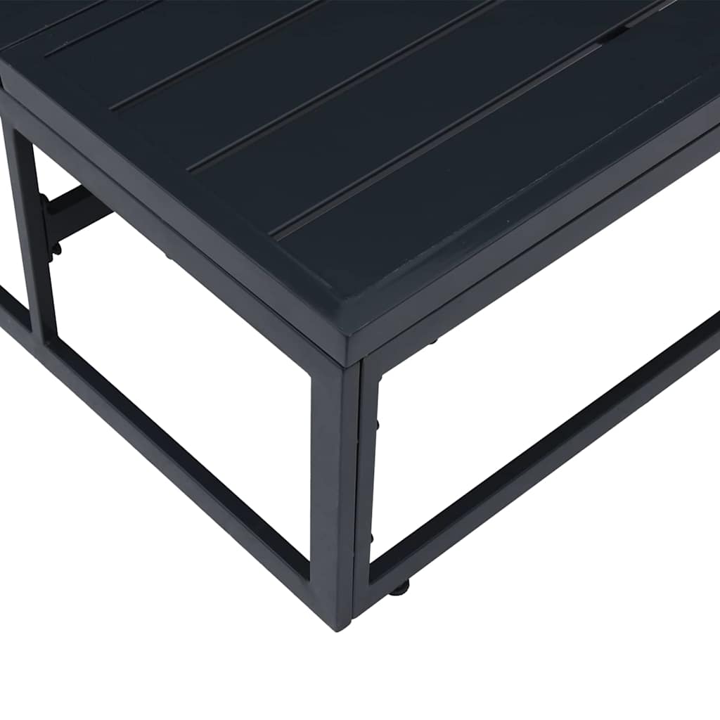 vidaXL Outdoor Furniture Anthracite 70 x 70.5 x 32 cm Steel