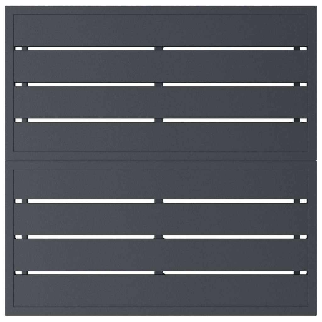 vidaXL Outdoor Furniture Anthracite 70 x 70.5 x 32 cm Steel