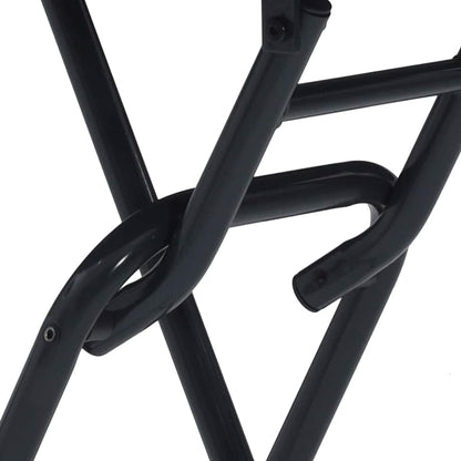 vidaXL Garden Table Folding Anthracite 50 x 50 x 72 cm Metal
