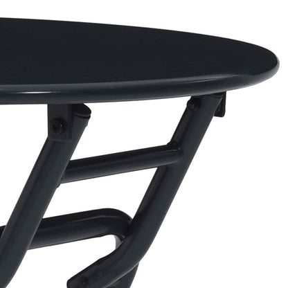 vidaXL Garden Table Folding Anthracite 50 x 50 x 72 cm Metal