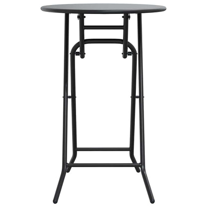 vidaXL Garden Table Folding Anthracite 50 x 50 x 72 cm Metal