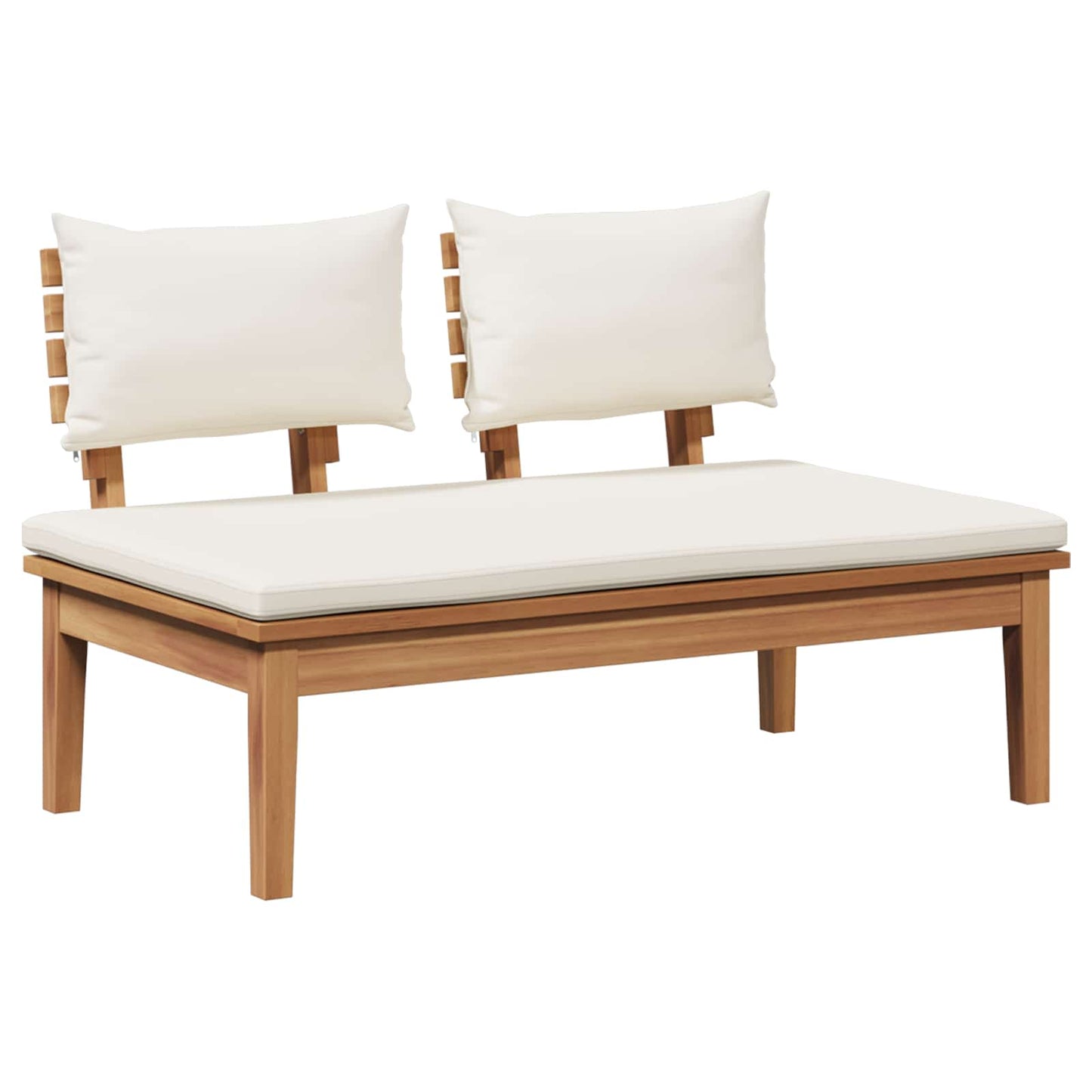 vidaXL Garden Sofa Set 4 pcs Brown and Cream