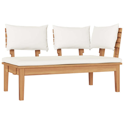 vidaXL Garden Sofa Set 4 pcs Brown and Cream