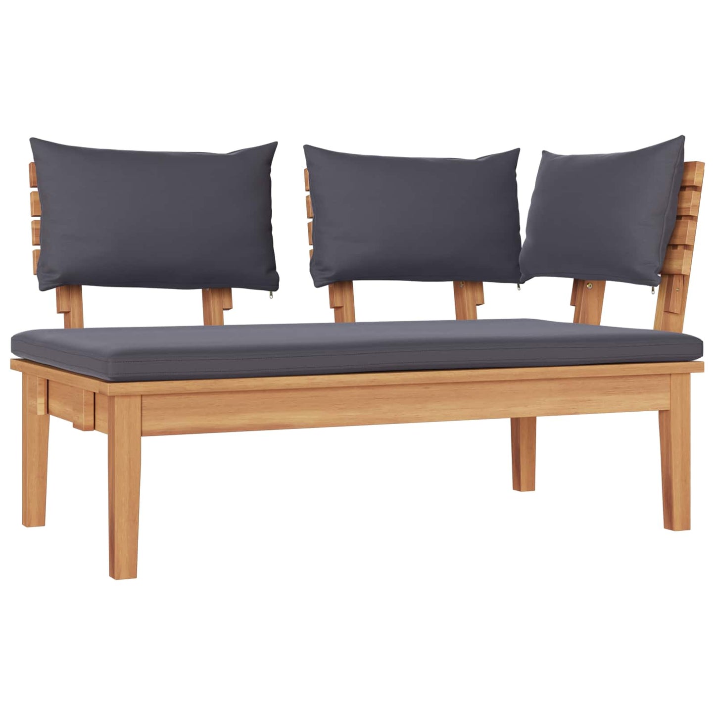 vidaXL Garden Sofa Set 5 pcs Brown and Grey