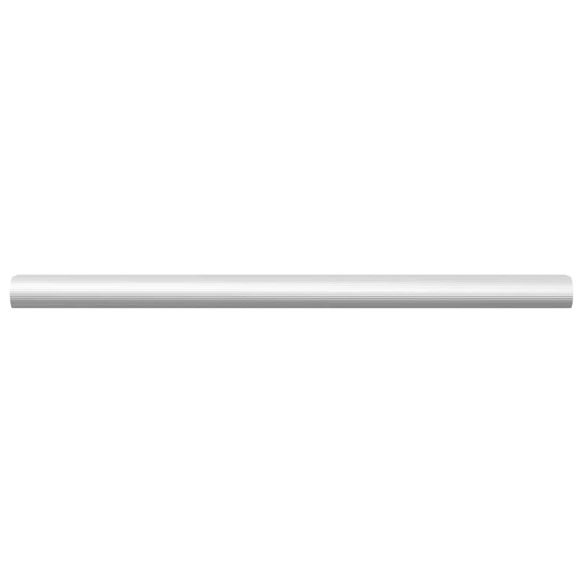 vidaXL Closet Rod 2 pcs Silver 264 x 15 x 29 mm Aluminium Alloy