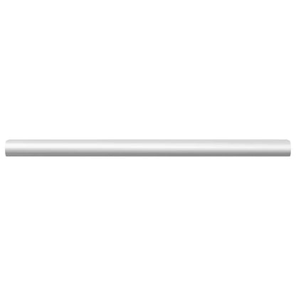 vidaXL Closet Rod 2 pcs Silver 264 x 15 x 29 mm Aluminium Alloy
