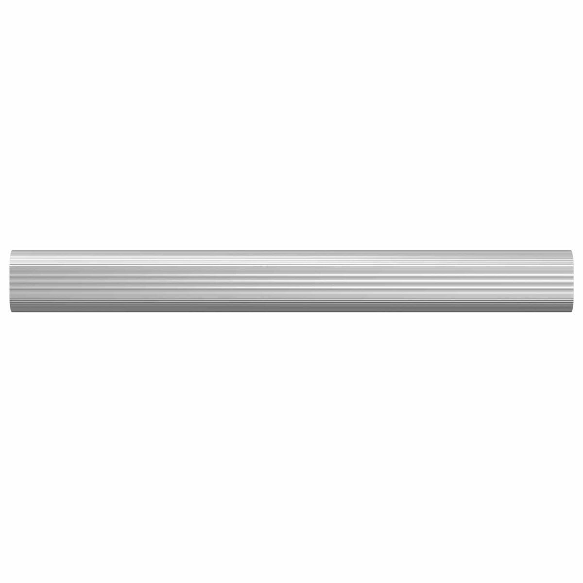 vidaXL Closet Rod 12 pcs Silver 264 x 15 x 29 mm Aluminium Alloy