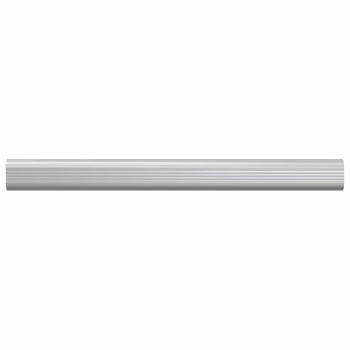 vidaXL Closet Rod 2 pcs Silver 316 x 15 x 29 mm Aluminium Alloy