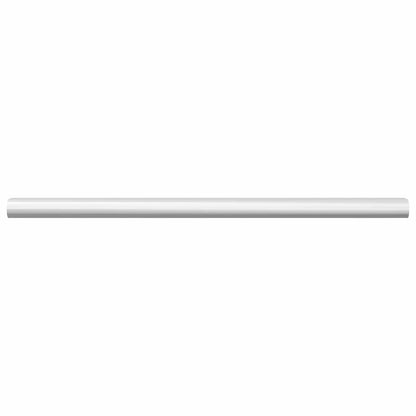 vidaXL Closet Rod 12 pcs Silver 316 x 15 x 29 mm Aluminium Alloy
