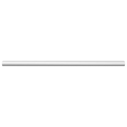 vidaXL Closet Rod 12 pcs Silver 371.5 x 15 x 29 mm Aluminium Alloy