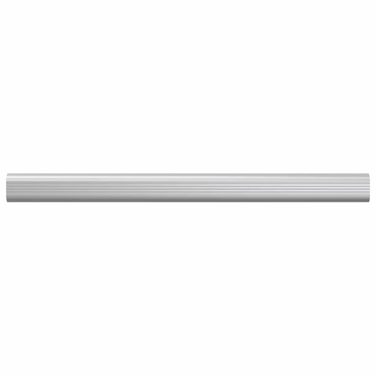 vidaXL Closet Rod 2 pcs Silver 372 x 15 x 29 mm Aluminium Alloy