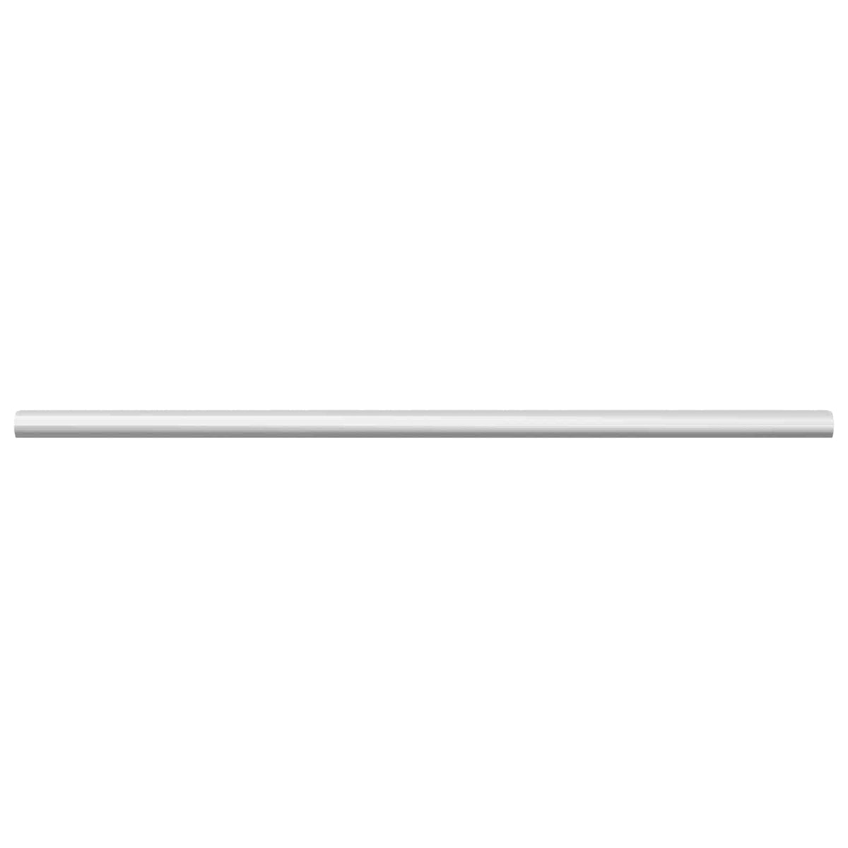 vidaXL Closet Rod 12 pcs Silver 472 x 15 x 29 mm Aluminium Alloy