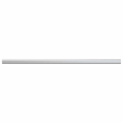 vidaXL Closet Rod 2 pcs Silver 764 x 15 x 29 mm Aluminium Alloy