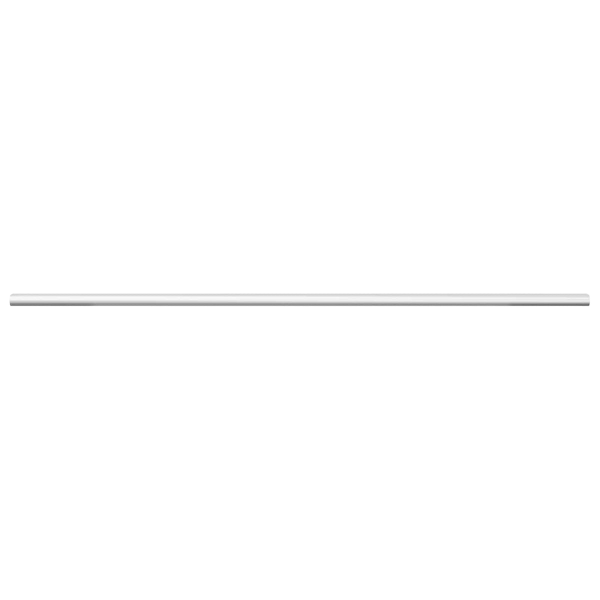 vidaXL Closet Rod 2 pcs Silver 764 x 15 x 29 mm Aluminium Alloy