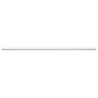 vidaXL Closet Rod 2 pcs Silver 764 x 15 x 29 mm Aluminium Alloy