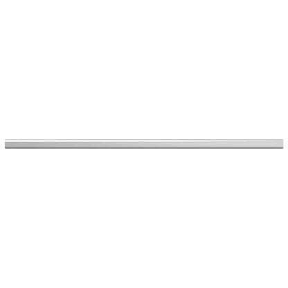 vidaXL Closet Rod 12 pcs Silver 864 x 15 x 29 mm Aluminium Alloy