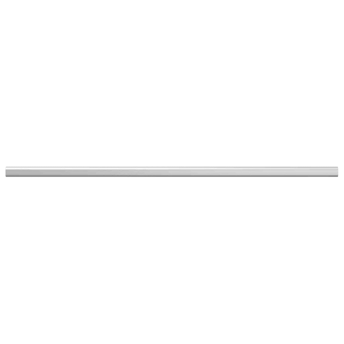 vidaXL Closet Rod 2 pcs Silver 964 x 15 x 29 mm Aluminium Alloy
