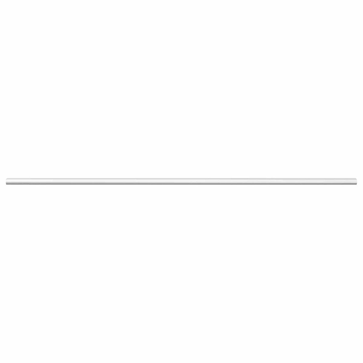 vidaXL Closet Rod 2 pcs Silver 964 x 15 x 29 mm Aluminium Alloy