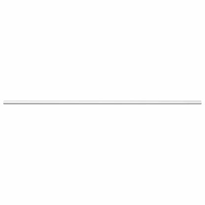 vidaXL Closet Rod 2 pcs Silver 964 x 15 x 29 mm Aluminium Alloy