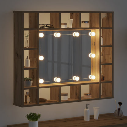 vidaXL Mirror Lights 2 pcs White 4.5 x 4.5 x 4.8 cm Plastic