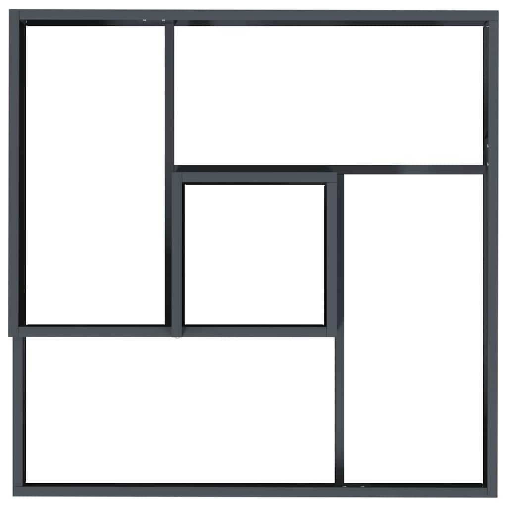 vidaXL Garden Planter Anthracite 60 x 60 x 50 cm Cold-rolled Steel
