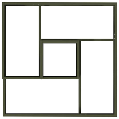 vidaXL Garden Planter Olive Green 60 x 60 x 50 cm Cold-rolled Steel