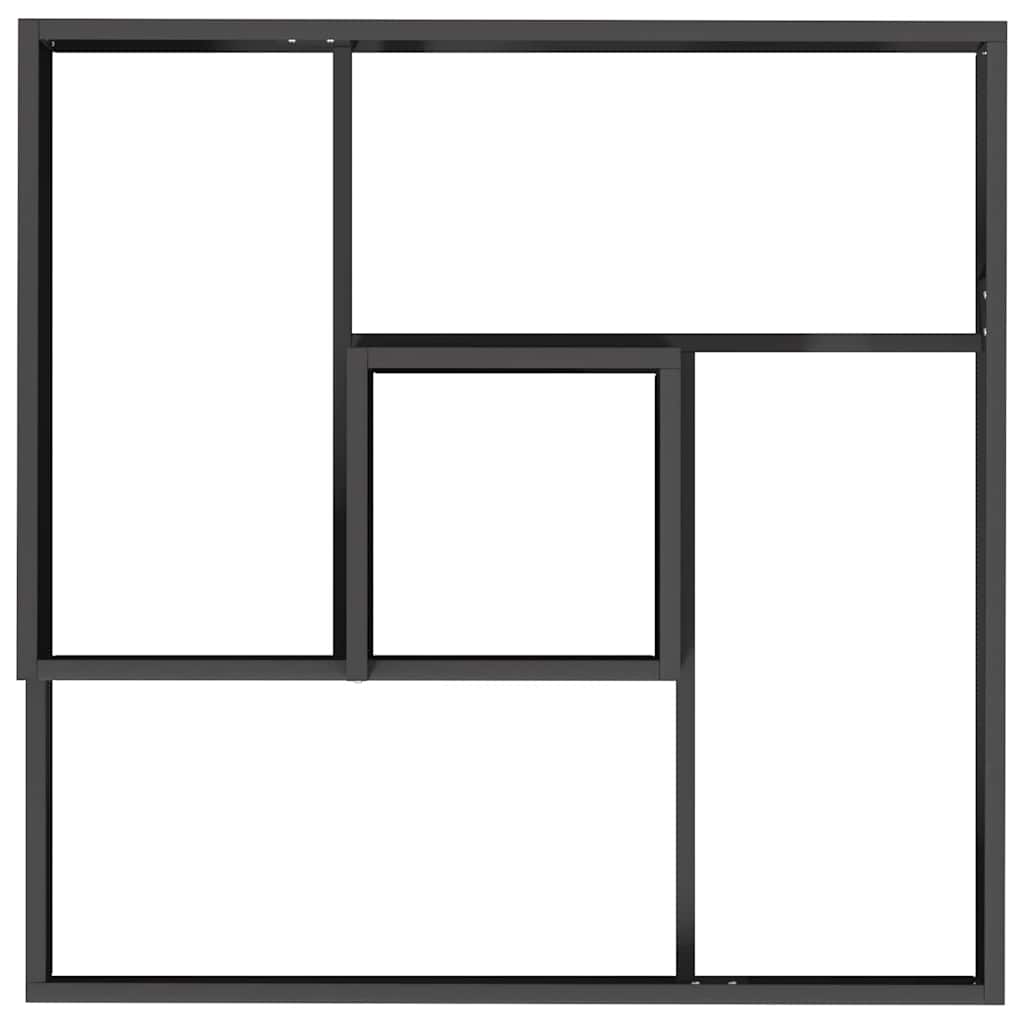 vidaXL Garden Planter Black 80 x 80 x 50 cm Cold-rolled Steel