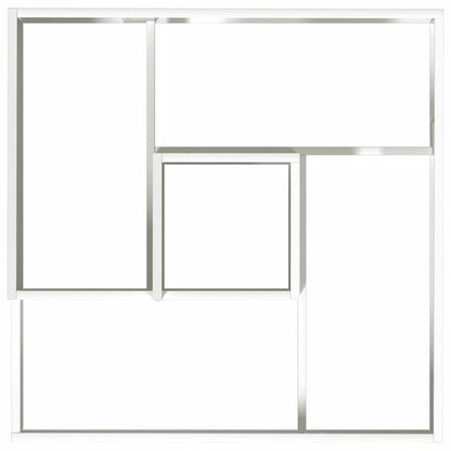 vidaXL Garden Planter White 80 x 80 x 50 cm Cold-rolled Steel