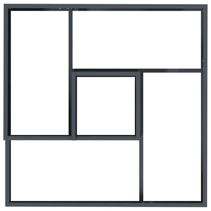 vidaXL Garden Planter Anthracite 80 x 80 x 50 cm Cold-rolled Steel