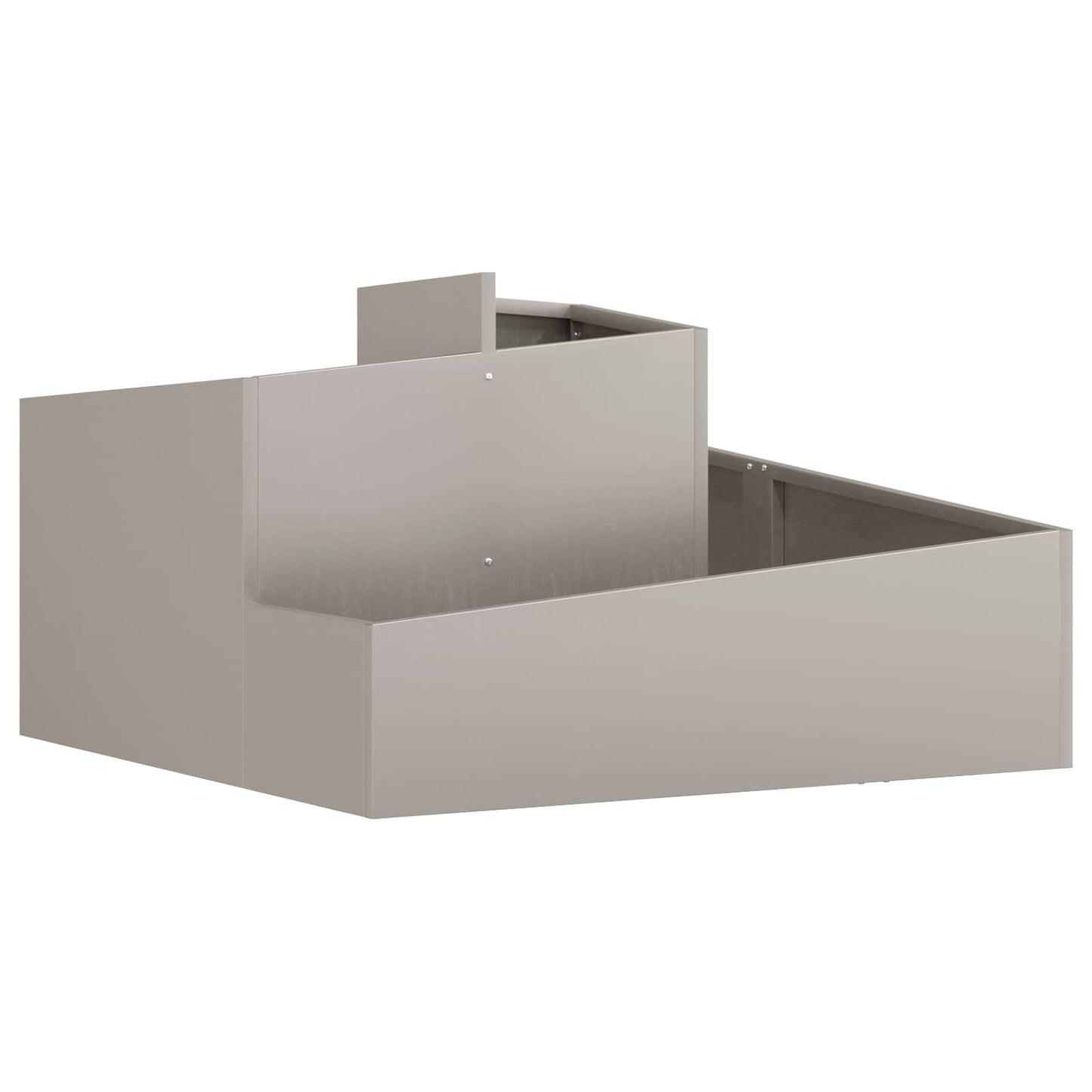 vidaXL Garden Planter Brown 80 x 80 x 50 cm Weathering Steel