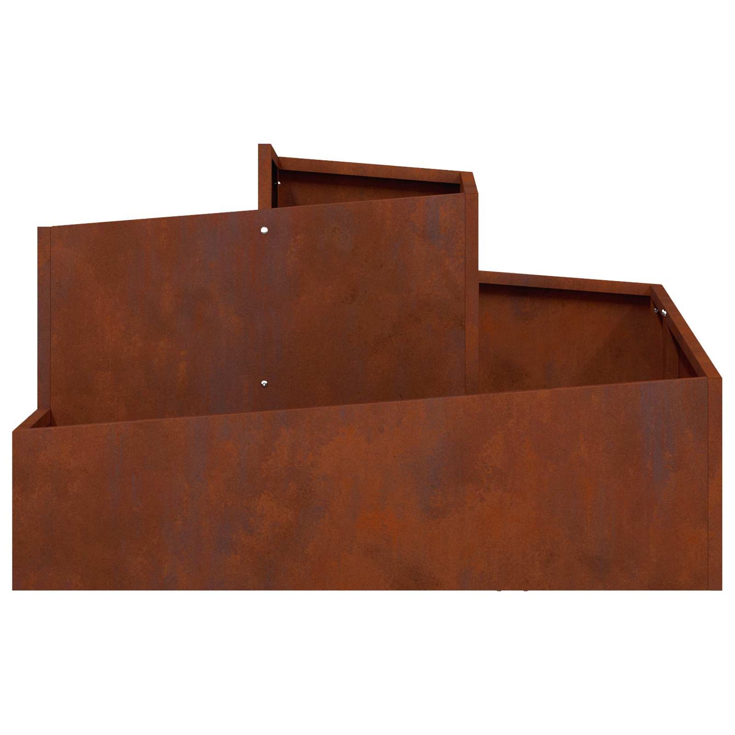 vidaXL Garden Planter Brown 80 x 80 x 50 cm Weathering Steel