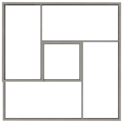vidaXL Garden Planter Silver 100 x 100 x 50 cm Stainless Steel