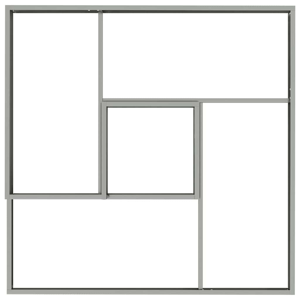 vidaXL Garden Planter Silver 100 x 100 x 50 cm Galvanised Steel