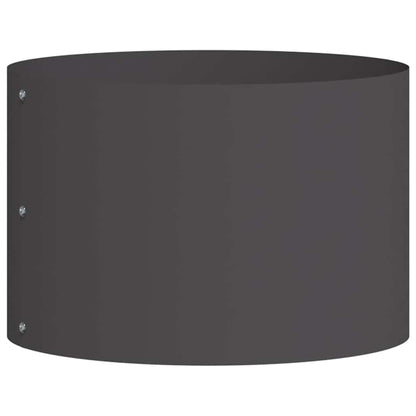 vidaXL Planter Ring Black 30 x 30 x 20 cm Cold-rolled Steel