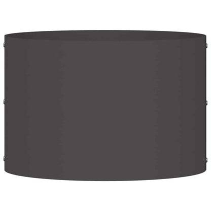 vidaXL Planter Ring Black 30 x 30 x 20 cm Cold-rolled Steel