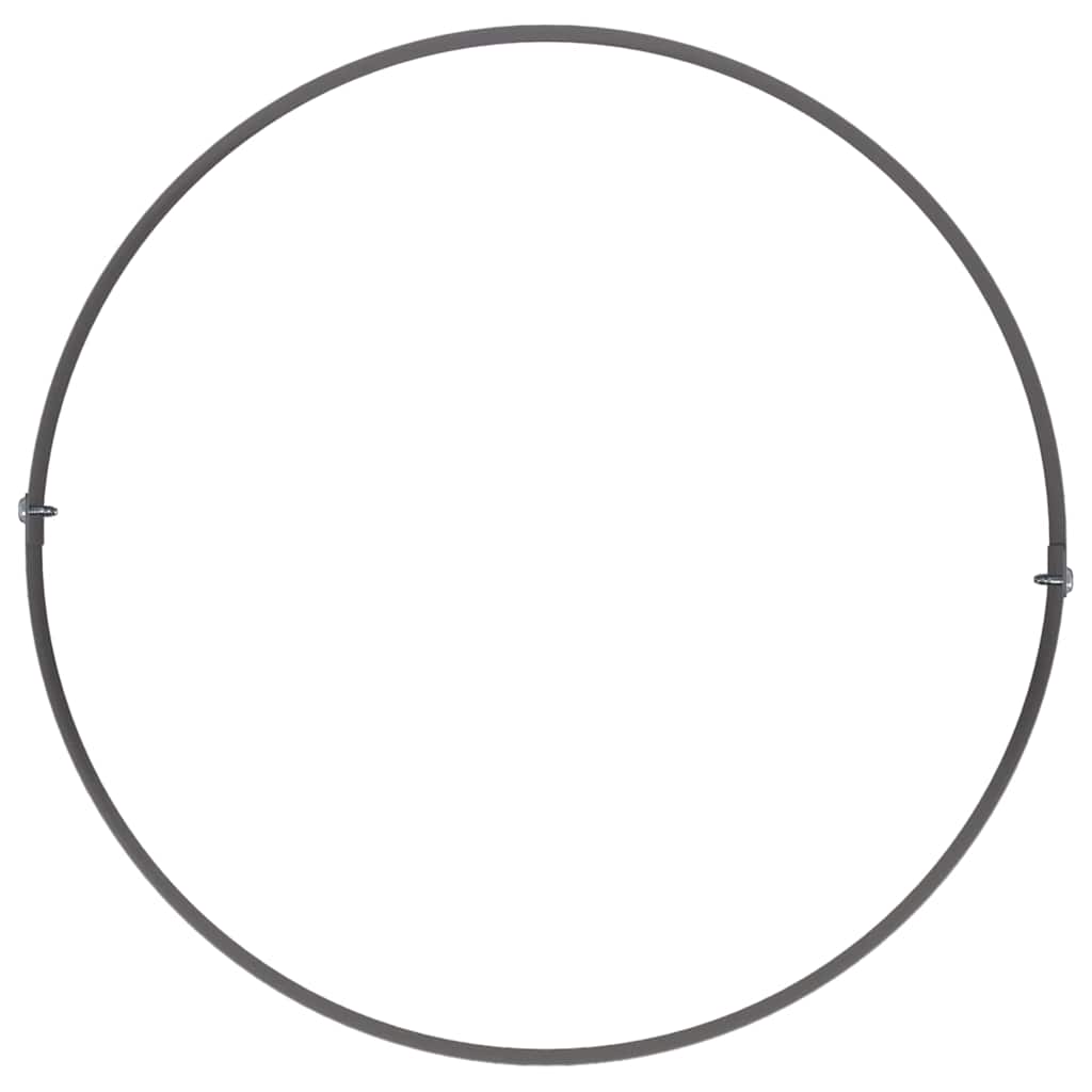 vidaXL Planter Ring Black 30 x 30 x 20 cm Cold-rolled Steel