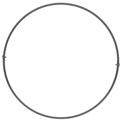 vidaXL Planter Ring Black 30 x 30 x 20 cm Cold-rolled Steel
