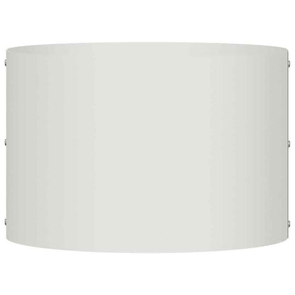 vidaXL Planter Ring 5 pcs White 30 x 30 x 20 cm Cold-rolled Steel