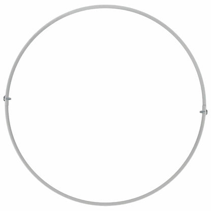vidaXL Planter Ring 5 pcs White 30 x 30 x 20 cm Cold-rolled Steel