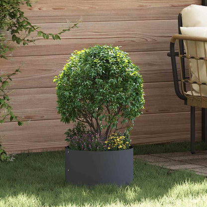 vidaXL Planter Ring Anthracite 30 x 30 x 20 cm Cold-rolled Steel