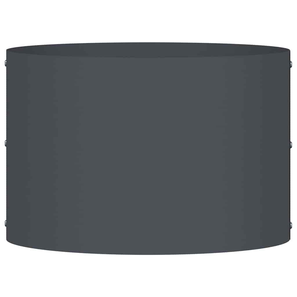 vidaXL Planter Ring Anthracite 30 x 30 x 20 cm Cold-rolled Steel