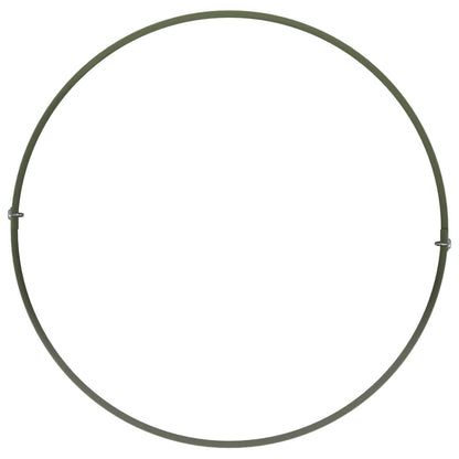 vidaXL Planter Ring Olive Green 30 x 30 x 20 cm Cold-rolled Steel