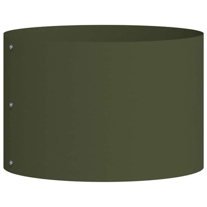 vidaXL Planter Ring 5 pcs Olive Green 30 x 30 x 20 cm