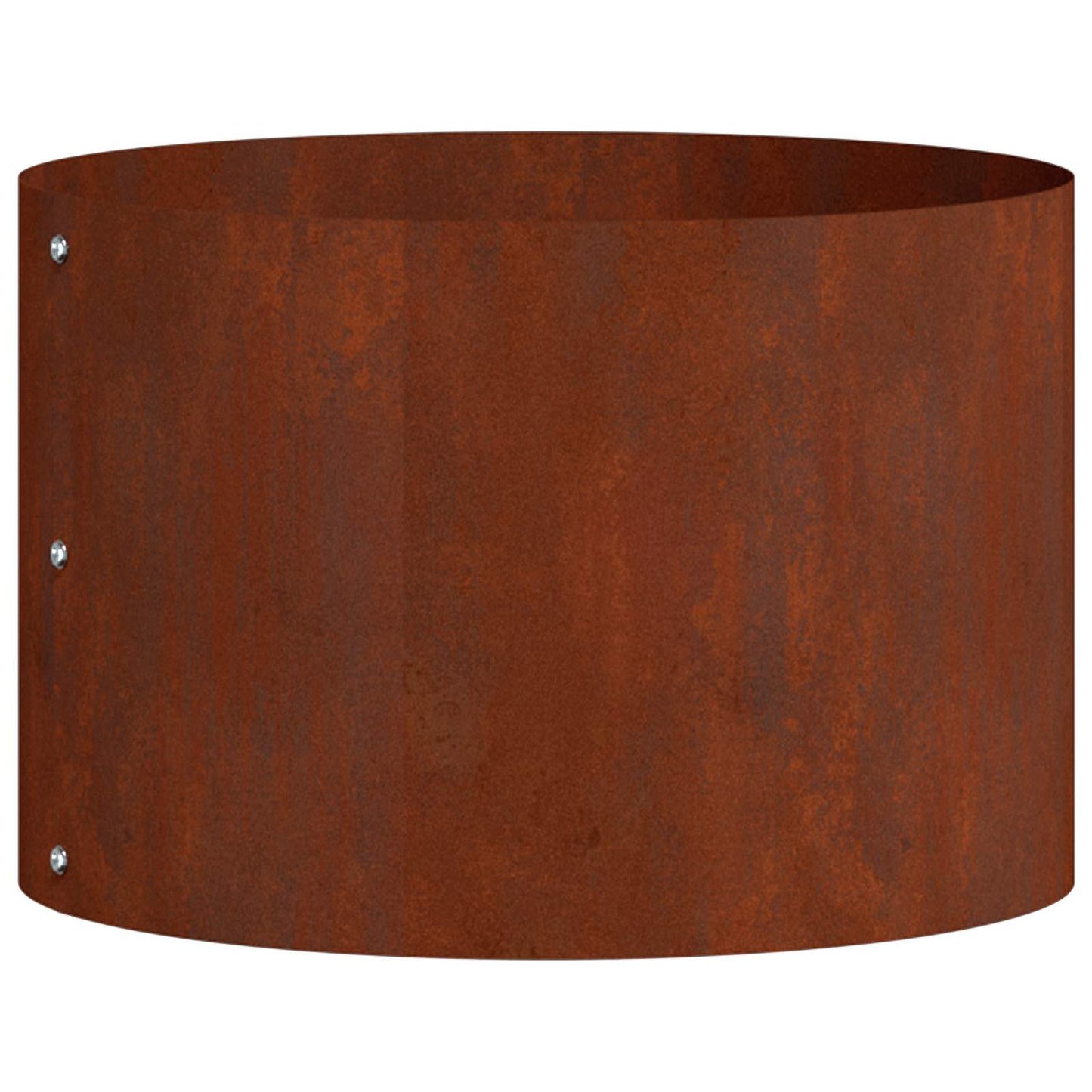 vidaXL Planter Ring 5 pcs Brown 30 x 30 x 20 cm Weathering Steel