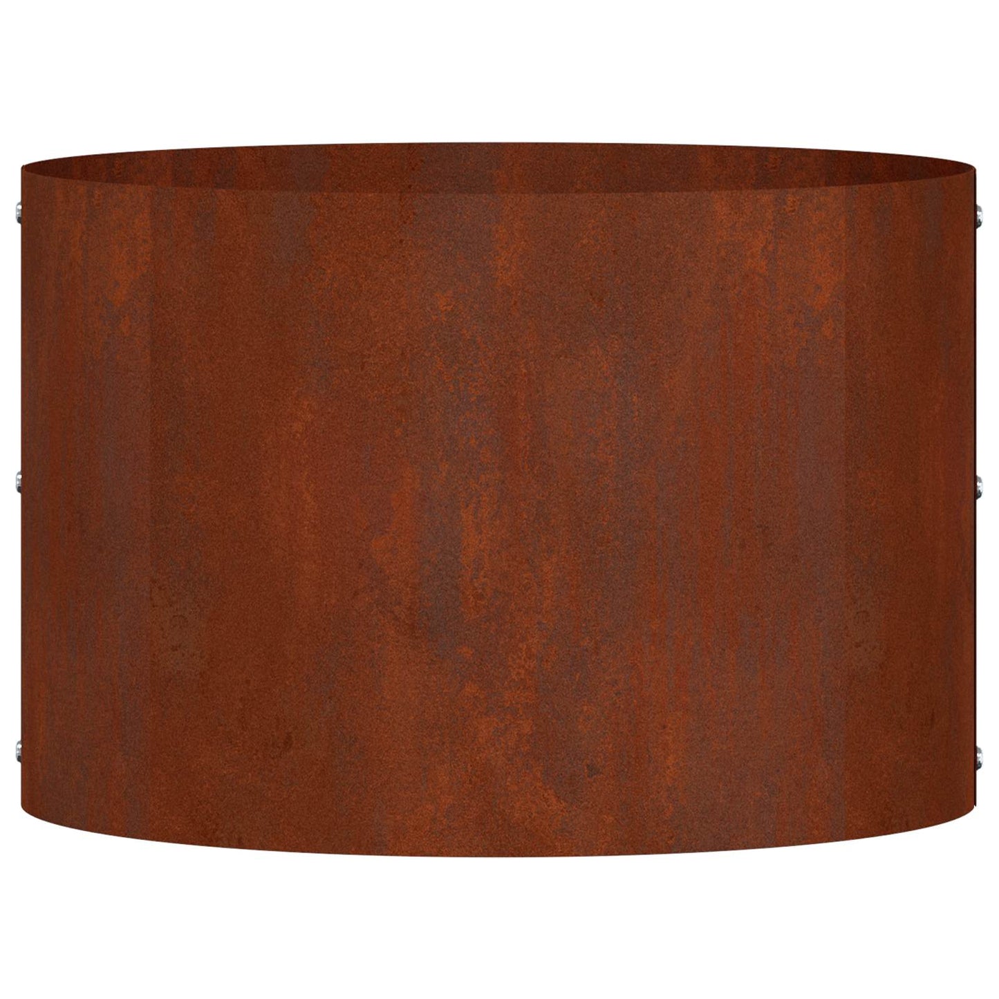 vidaXL Planter Ring 5 pcs Brown 30 x 30 x 20 cm Weathering Steel